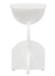 Fifty Five South Side Table Walsa Abstract Solid Mango Wood Whitewash - thumbnail 4