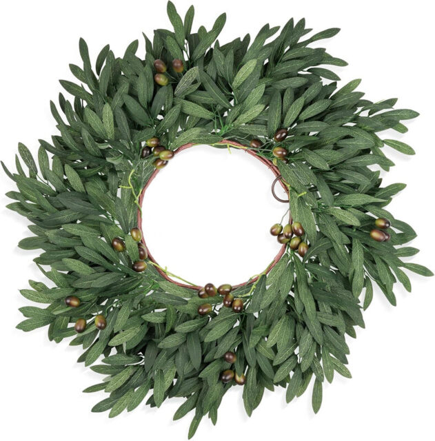 24inch olive wreath-1pcs - image 1