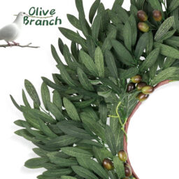 24inch olive wreath-1pcs - thumbnail 6