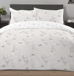 NightComfort Duvet Cover Set Vanessa Reversible Grey Double - thumbnail 7