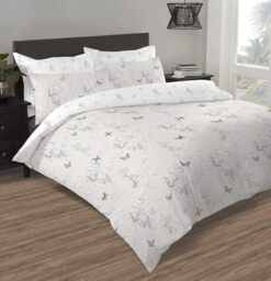 NightComfort Duvet Cover Set Vanessa Reversible Grey Double - thumbnail 5
