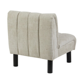 Accent Chair Lily Panelling Oatmeal - thumbnail 6