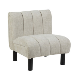 Accent Chair Lily Panelling Oatmeal - thumbnail 7