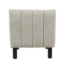 Accent Chair Lily Panelling Oatmeal - thumbnail 4