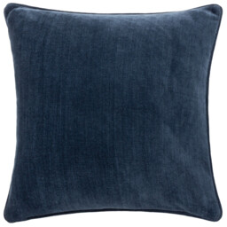 Yard Cushion Heavy Chenille Square Navy 50x50cm - thumbnail 3