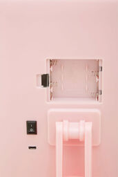 Premier Housewares Beauty Mirror Cassini Tri Fold LED - Pink - thumbnail 4