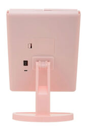 Premier Housewares Beauty Mirror Cassini Tri Fold LED - Pink - thumbnail 2