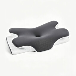 JORDAN&JUDY Memory Foam Pillow, Slow Rebound Breathable Neck Pillow for Sleeping, Gray - thumbnail 1