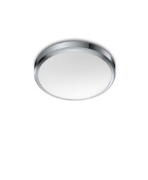 Philips Ceiling Light LED Luminaire Doris Bathroom Warm White 17W Chrome D:31.3cm - thumbnail 1