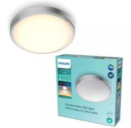 Philips Ceiling Light LED Luminaire Doris Bathroom Warm White 17W Chrome D:31.3cm - thumbnail 6