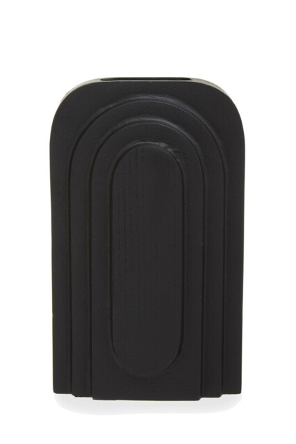 Fifty Five South Vase Hapax Abstract Tall Black - image 1