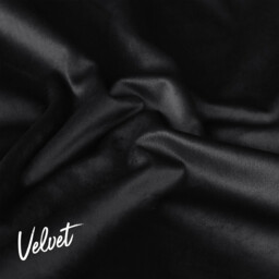 Deconovo Dutch Velvet cushion cover black color 50*50cm 1pc - thumbnail 4