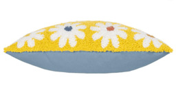 Heya Home Cushion Daisy Square Knitted Mellow Yellow 45x45cm - thumbnail 3