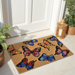 Likewise Doormat Butterfly Coir 45x75cm - thumbnail 1