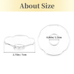 Glass Bobeches for Candlestick Holders, 3 PCS Candle Drip Protectors Candle Rings for Tapers, Candle Drip Catcher for Candle Stick Candle Holder for Wedding Party Church Home (Scallop, Clear) - thumbnail 7