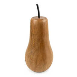 Candlelight Decorative Ornament Pear Mango Wood - thumbnail 3