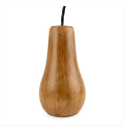 Candlelight Decorative Ornament Pear Mango Wood - thumbnail 2