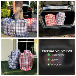 2-Piece Practical Down Comforter Storage Bag, Space-Saving, Can Be Used to Store Clothes and Bedding. 68*50*24cm Red - thumbnail 4