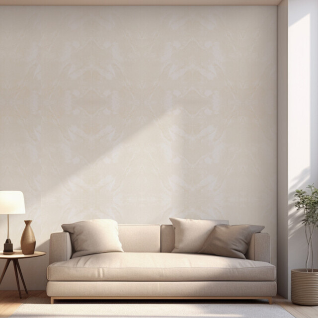 LIVINGANDHOME 10pcs Peel and Stick Marble Wall Sticker, Beige - image 1