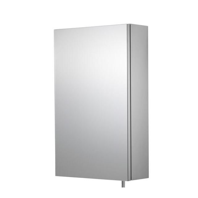 " Croydex Cullen Stainless Steel Bathroom Mirror Cabinet "
