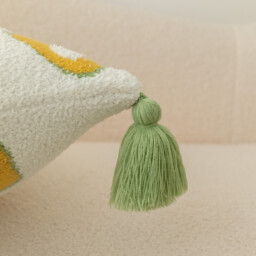 MEROPE, Sherpa Acrylic Knit Cushion cover,50x50cm, avocado, 1pack - thumbnail 2
