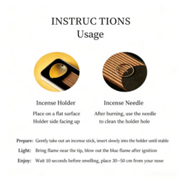 Incense Sticks in Tin Box - 10CM Coffee Scent - 1pcs - thumbnail 2
