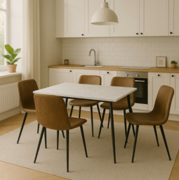 Urban Meuble DINING TABLE 120/80/75 cm Rectangular White - thumbnail 7