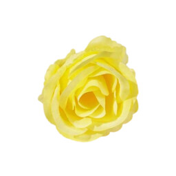 Wei’s Moment 20Pcs Artificial Flowers Roses, Real Touch  Foam Roses, Fake Flowers Rose for DIY Wedding Bridal Bouquets Baby Shower Table Centerpieces Home Decorations, Cream Yellow - thumbnail 2