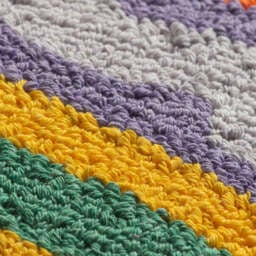 Heya Home Cushion Disco Rectangle Knitted Multicoloured 30x50cm - thumbnail 4