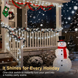 VIVREAL Solar Bubble Ball String Lights - 5m, 30LED Cool White, Outdoor Solar Garden Lights with Copper & ABS, Ideal for Patio, Yard, Party & Wedding - thumbnail 2