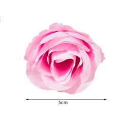 Wei’s Moment 20Pcs Artificial Flowers Roses, Real Touch  Foam Roses, Fake Flowers Rose for DIY Wedding Bridal Bouquets Baby Shower Table Centerpieces Home Decorations, Cream Pink - thumbnail 4