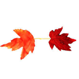 Marrybox Fall Garland Maple Leaf Yellow/Orange 1.8m - thumbnail 3
