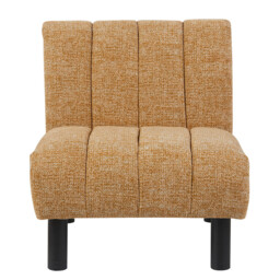 Accent Chair Lily Panelling Mustard - thumbnail 4