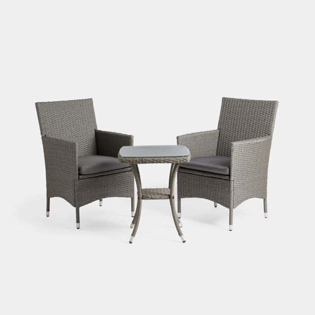 Vonhaus Bali Rattan Bistro Set - image 1