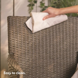 Vonhaus Bali Rattan Bistro Set - thumbnail 6