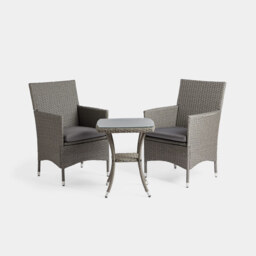 Vonhaus Bali Rattan Bistro Set - thumbnail 1