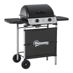 Outsunny 2 Burner Gas Barbecue - thumbnail 7