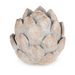 Candlelight Ornament Flower Washed Grey H:10.5cm - thumbnail 3
