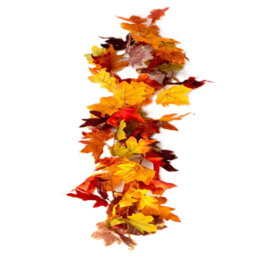 Marrybox Fall Garland Maple Leaf Red 1.8m - thumbnail 1
