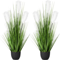 DDHS 34inch Artificial Greenery Floor Plants -2pcs - thumbnail 1