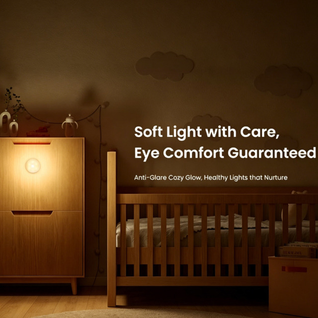 Yeelight Rechargeable Night Light – Magnetic Motion Sensor LED Lamp, Portable Warm Night Light for Bedroom, Hallway & Kids Room - image 1