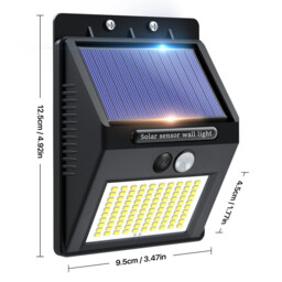 VIVREAL  Solar wall lights Charged by solar energy， Six-pack 100Led YHM02B , New Year Sale , Top gift picks - thumbnail 6