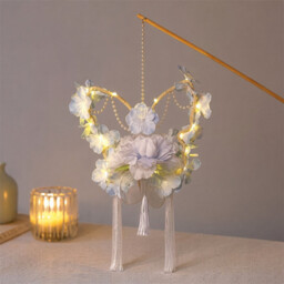 Huacan Blue Butterfly Flower Lamp [1 piece] Finished Product - thumbnail 7