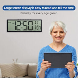"HATITANG PH-09 15"" Digital Wall Clock Black" - thumbnail 6
