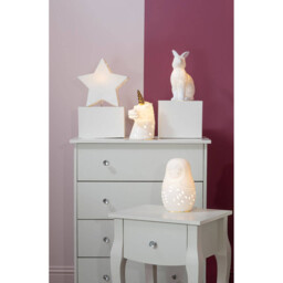 Premier Kids Night Light Ola Rabbit Ceramic White - thumbnail 3