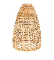 Candlelight Pendant Shade Bell Water Hyacinth Natural - thumbnail 1