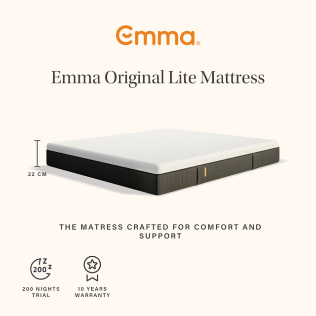 Emma Mattress Original Lite Medium Firm Single - image 1