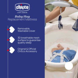 Chicco Baby Hug Crib Mattress White - thumbnail 6