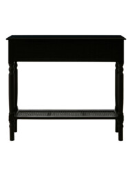 Interiors by Premier Console Table Heritage 2 Drawers Black - thumbnail 3