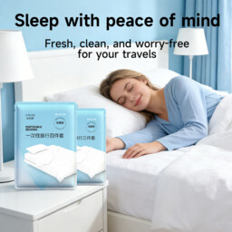 YIJINCHAN Disposable Bed Linen 4-Piece Set - thumbnail 4